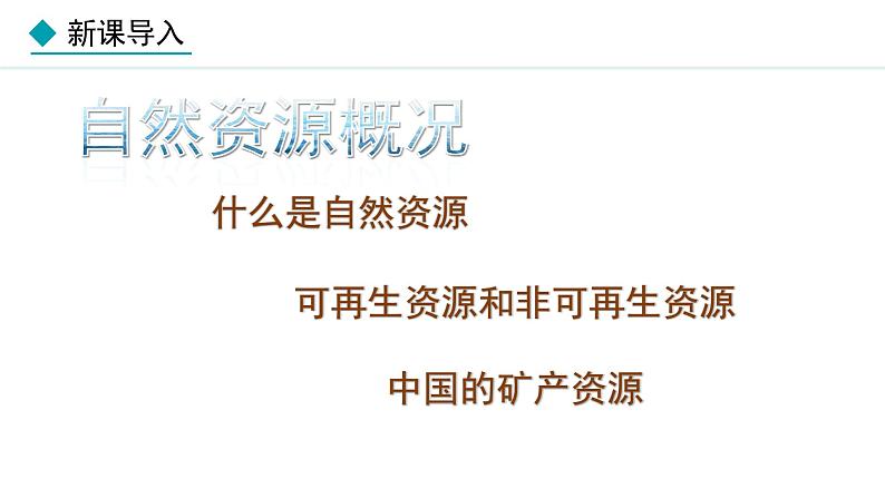 湘教版八年级地理上册课件 3.1 自然资源概况第4页