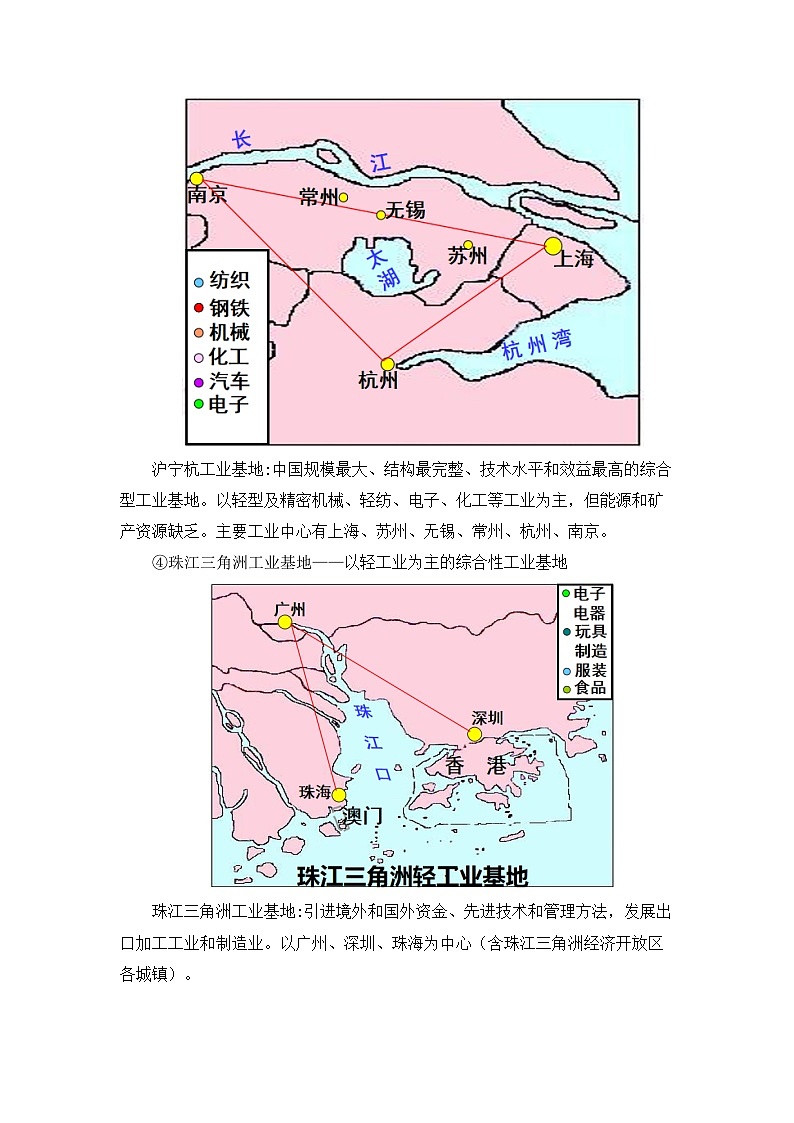 中图版地理七下第4章第3节 《工业》 第2课时 教案第3页