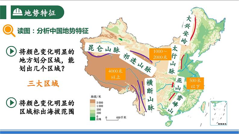 【新课标】2.1.2 中国的地形地势 第2课时 地势特征 课件-人教版地理八年级上册07