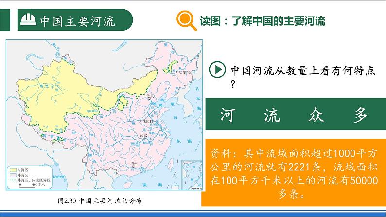 【新课标】2.3.1 中国的河流 第1课时 中国主要河流 课件-人教版地理八年级上册06