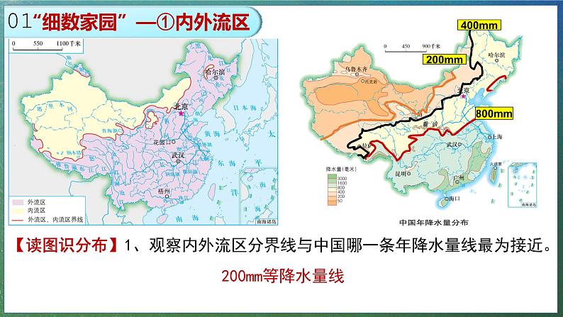 【2024年最新】湘教版地理八上：2.3中国的河流（1）课件第7页