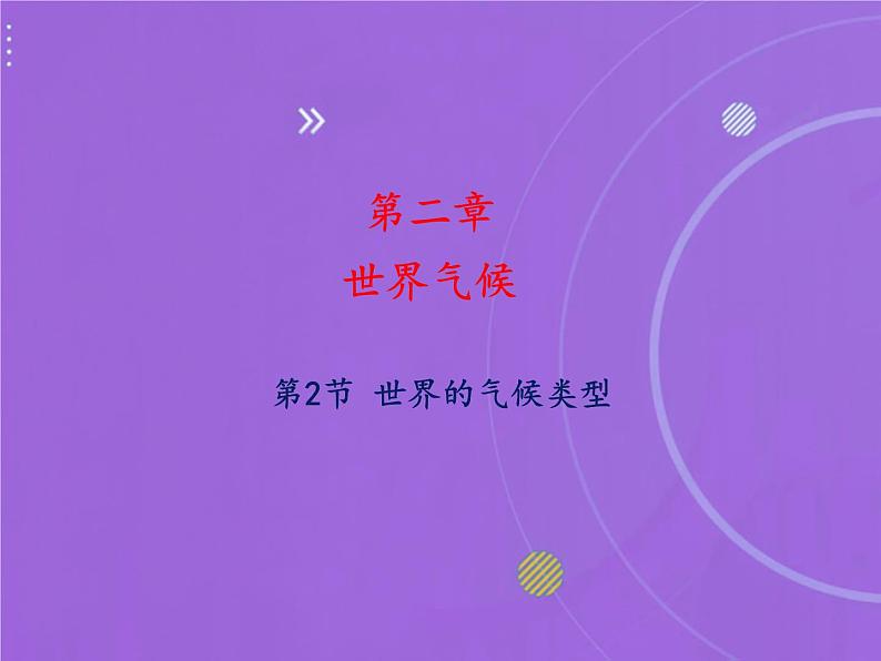 2.2 世界气候类型 课件---2024年初中秋季地理中图版八年级上册01