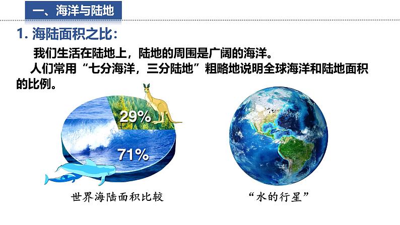 3.1 世界的海陆分布 课件 -2024-2025学年地理湘教版（2024）七年级上册05