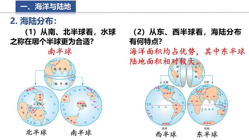 3.1 世界的海陆分布 课件 -2024-2025学年地理湘教版（2024）七年级上册06