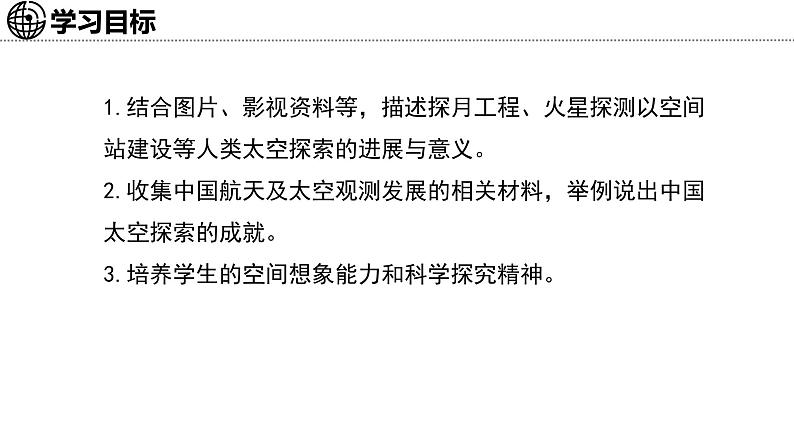 1.3 太空探索 课件-2024--2025学年初中地理商务星球版（2024）七年级上册03