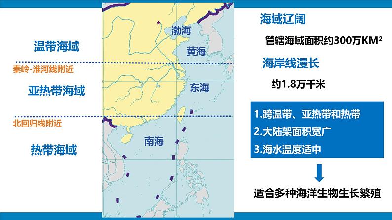 湘教版八年级地理上册《中国的海洋资源》课件+教案+练习05