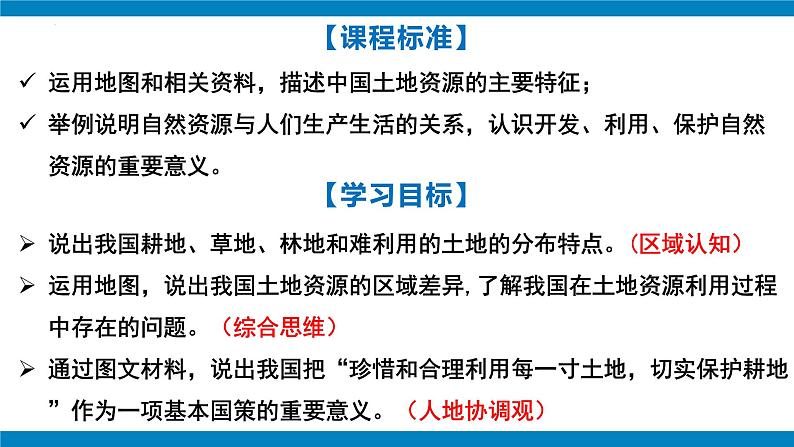 湘教版八年级地理上册《中国的土地资源》课时2 课件+教案+练习02