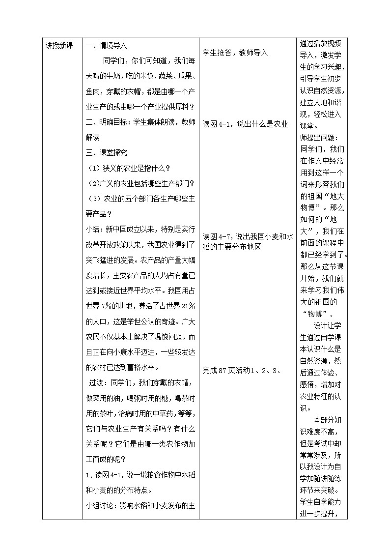 【新课标】湘教版地理八年级上册 4.1.1中国的农业 课件+教案+课后分层练习02