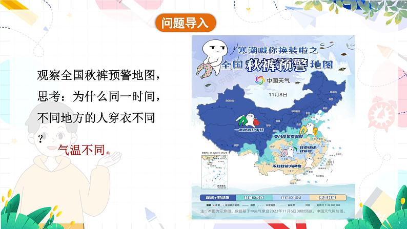 人教[2024]版 地理 七上 第4章 第二节 气温的变化与分布 PPT课件04