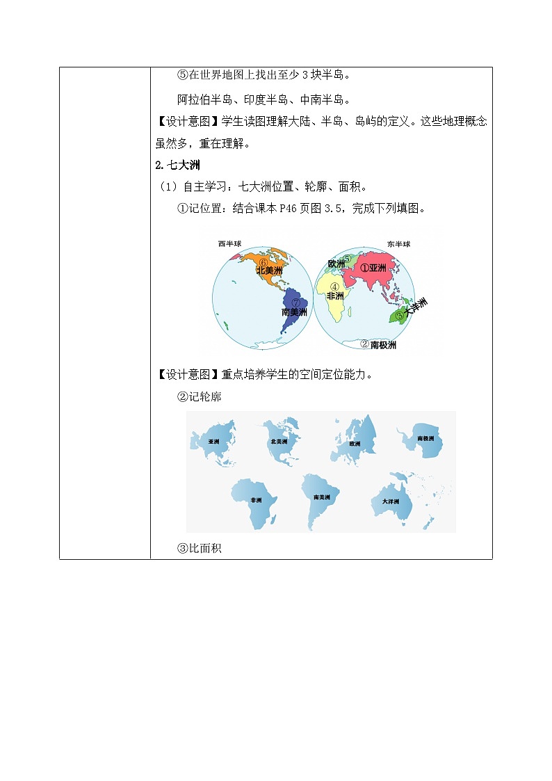 3.1大洲和大洋（教案）-2024-2025学年最新人教版七年级上册地理第3页