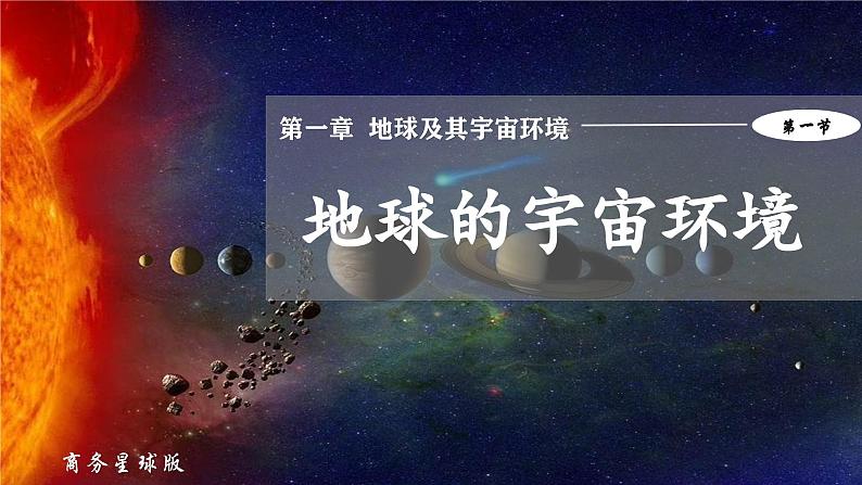 【核心素养】商务星球版（2024）地理七年级上册 1.1地球的宇宙环境 （课件+练习）01