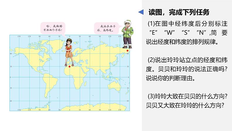 【精美课堂】2.1.3经纬网 七年上册地理课件（湘教版）第6页