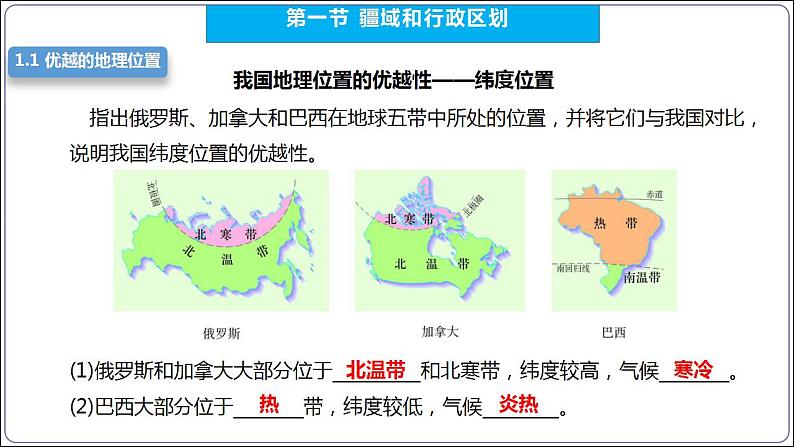 【人教八上地理期中复习串讲课件+考点清单+必刷押题】第一章 从世界看中国【串讲课件】05