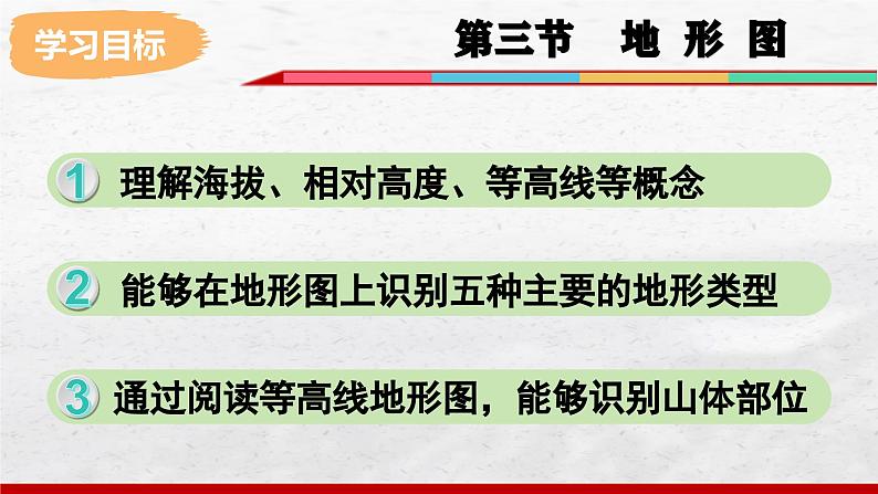 2024-2025学年中图版地理七年级上册2.3《地形图》课件第5页