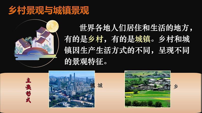5.2 城镇与乡村  课件2024~2025学年人教版七年级地理上册03
