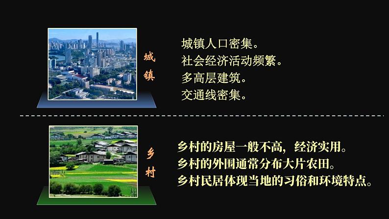 5.2 城镇与乡村  课件2024~2025学年人教版七年级地理上册08