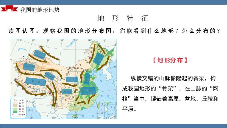 人教版初中地理八年级上册 2.1.1 地形地势（课件+教案+练习+导学案）08