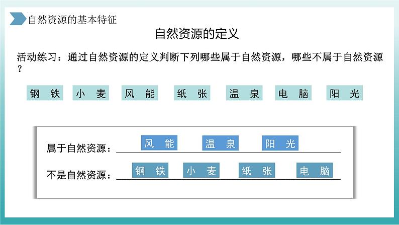 人教版初中地理八年级上册 3.1 自然资源的基本特征（课件+教案+练习+导学案）07