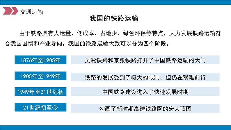 人教版初中地理八年级上册 4.1.2 交通运输（课件+教案+练习+导学案）07