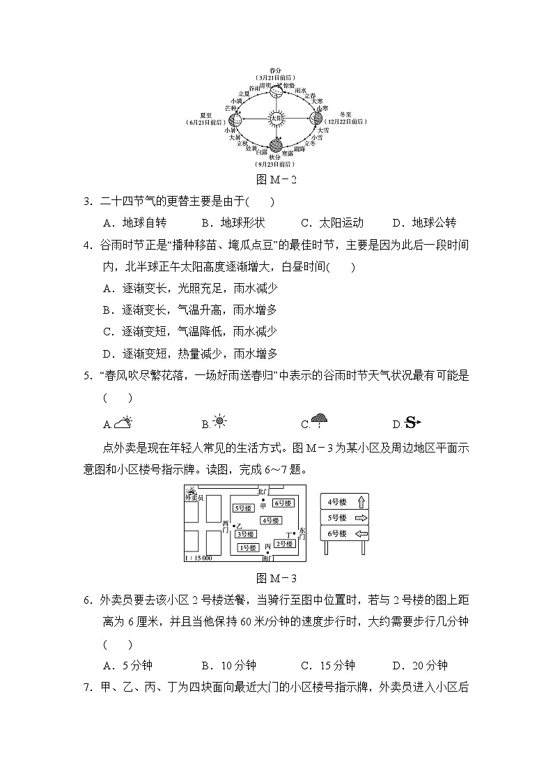 人教版（2024新版）七年级上册地理期末学情评估测试卷（含答案）02