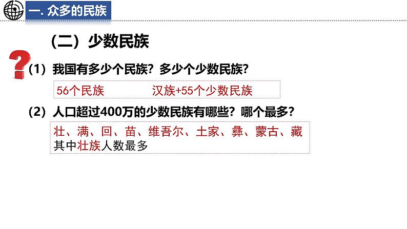 3.3 统一的多民族国家 课件-2024-2025学年七年级地理上学期中图版（2024）05