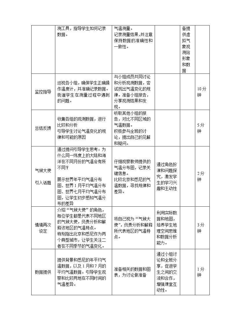 【教案】湘教版（2024）七年级上册 5.2《气温和降水》教案02