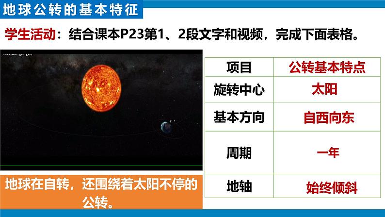 2024-—2025学年七年级上册人教版1.3地球的运动（课时2）PPT06