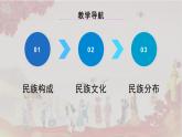 商务星球版八年级上册  1.3 多民族的大家庭  课件