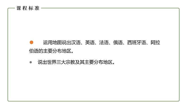 仁爱科普版地理七年级上册 第四章第二节 语言和宗教 课件03