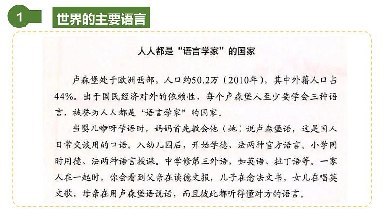 仁爱科普版地理七年级上册 第四章第二节 语言和宗教 课件08