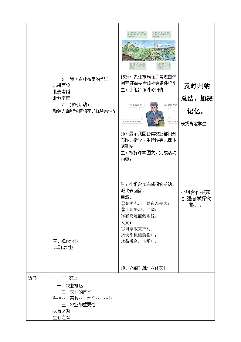 粤教版初中地理八上 第四章 第一节 农业课件 课件+教学设计02