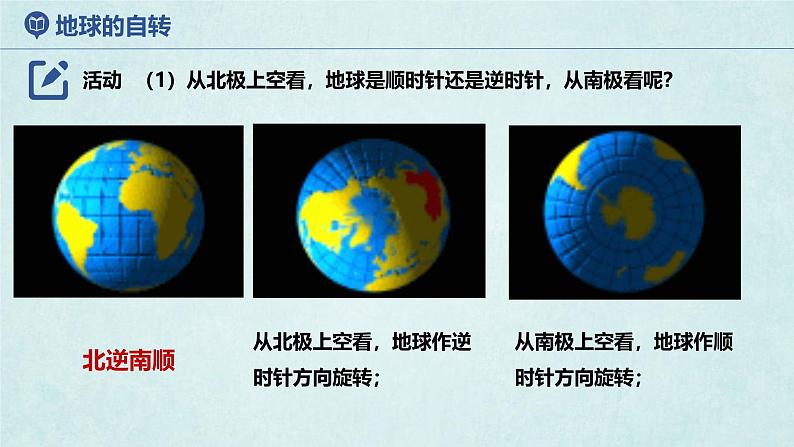 2024年秋新教材湘教版七年级地理2.2地球的运动课件核心素养06