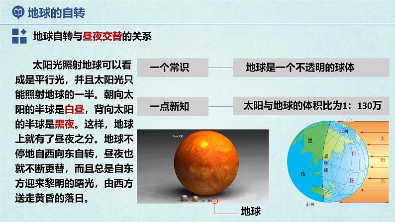 2024年秋新教材湘教版七年级地理2.2地球的运动课件核心素养08