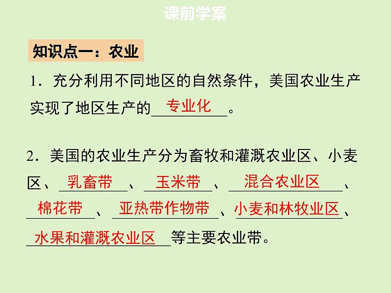 人教版（新课程标准）（2024） 七年级下册第九章第一节  美国课件（共2课时）04