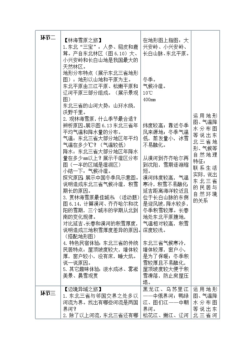 人教版（2024）地理八下：6.2《“白山黑水”——东北三省》课件+教案02