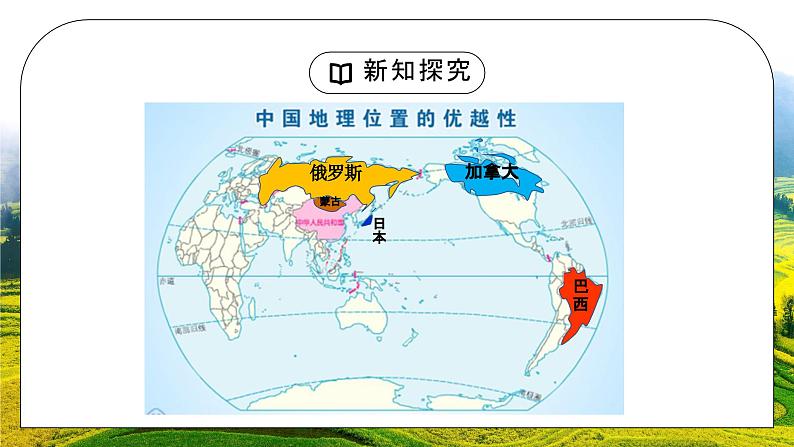 人教版八年级地理下册第一单元《从世界看中国-疆域》PPT课件06