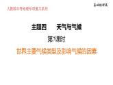 2025年中考地理专项复习课件 第07课时 世界主要气候类型及影响气候的因素