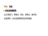2025年中考地理专项复习课件 第20课时 中国的农业和工业