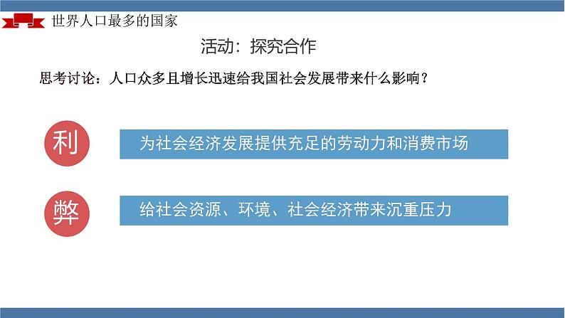 初中地理人教版八年级上册第二节 人口 课件第8页