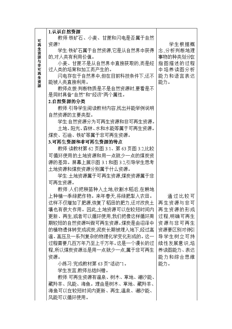 人教版（2024）八年级地理上册第三章中国的自然资源第一节自然资源的基本特征教案02