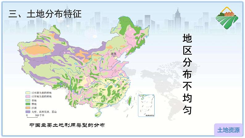 初中地理人教版八年级上册第二节 土地资源 课件第7页