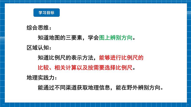 【新教材新课标】商务星球版地理七年级上册3.1地图的基本要素 课件04