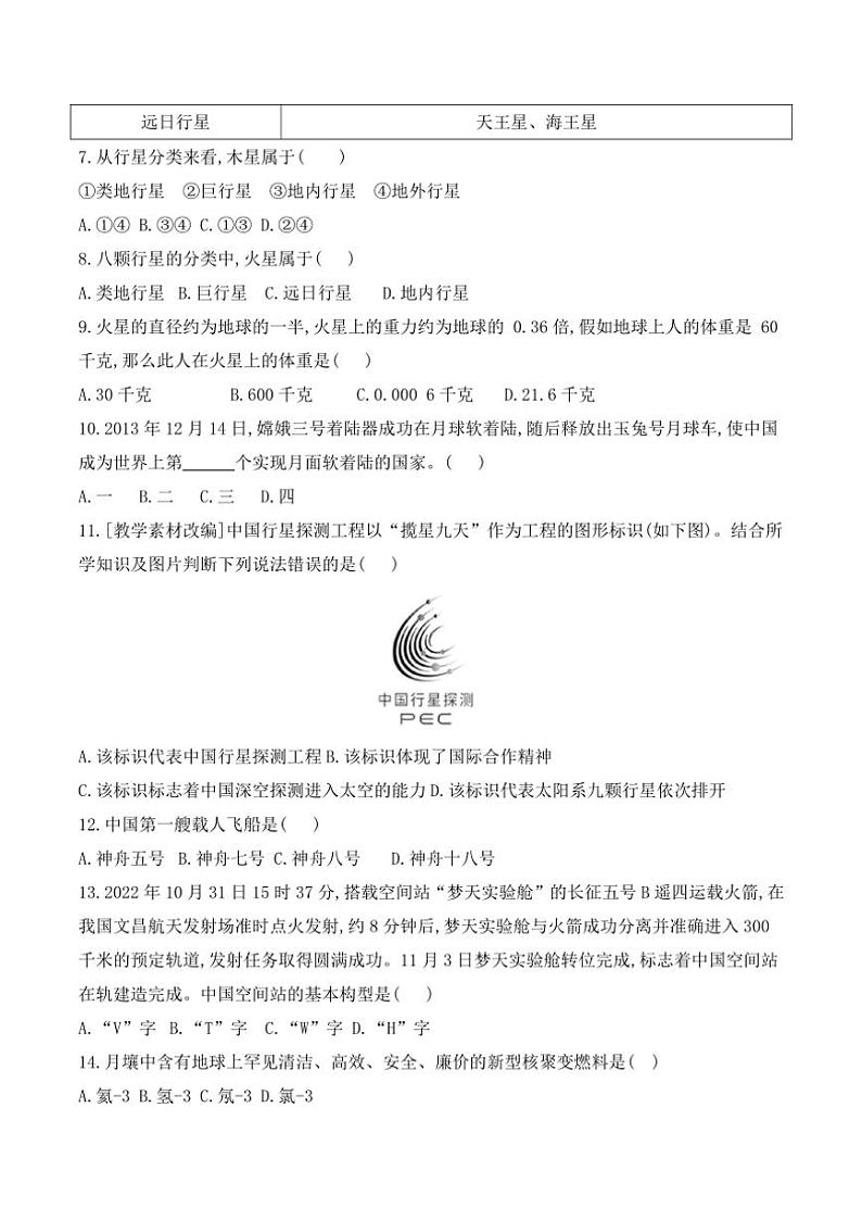 [地理]贵州省黔东南州从江县庆云中学2024～2025学年度七年级上学期9月质量监测试卷(有答案)02
