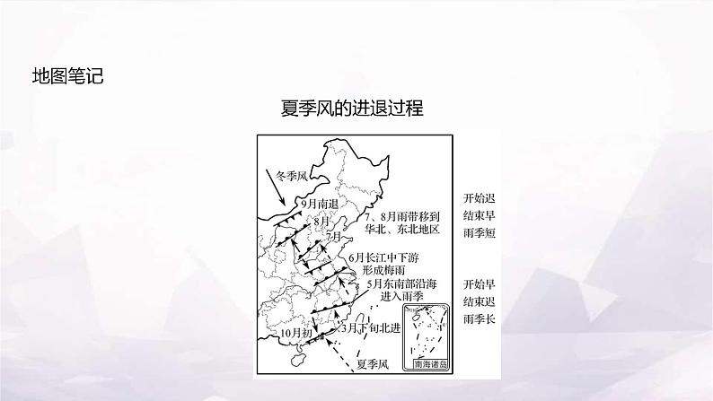 湘教版八年级地理上册第二章第二节第三课时季风气候显著多特殊天气多气象灾害课件05