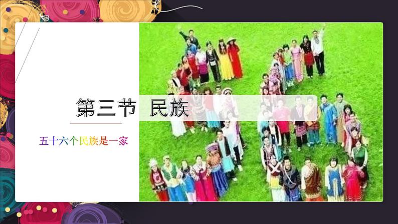 第1章第3节民族 课件---2024-2025学年初中地理人教版八年级上册第1页