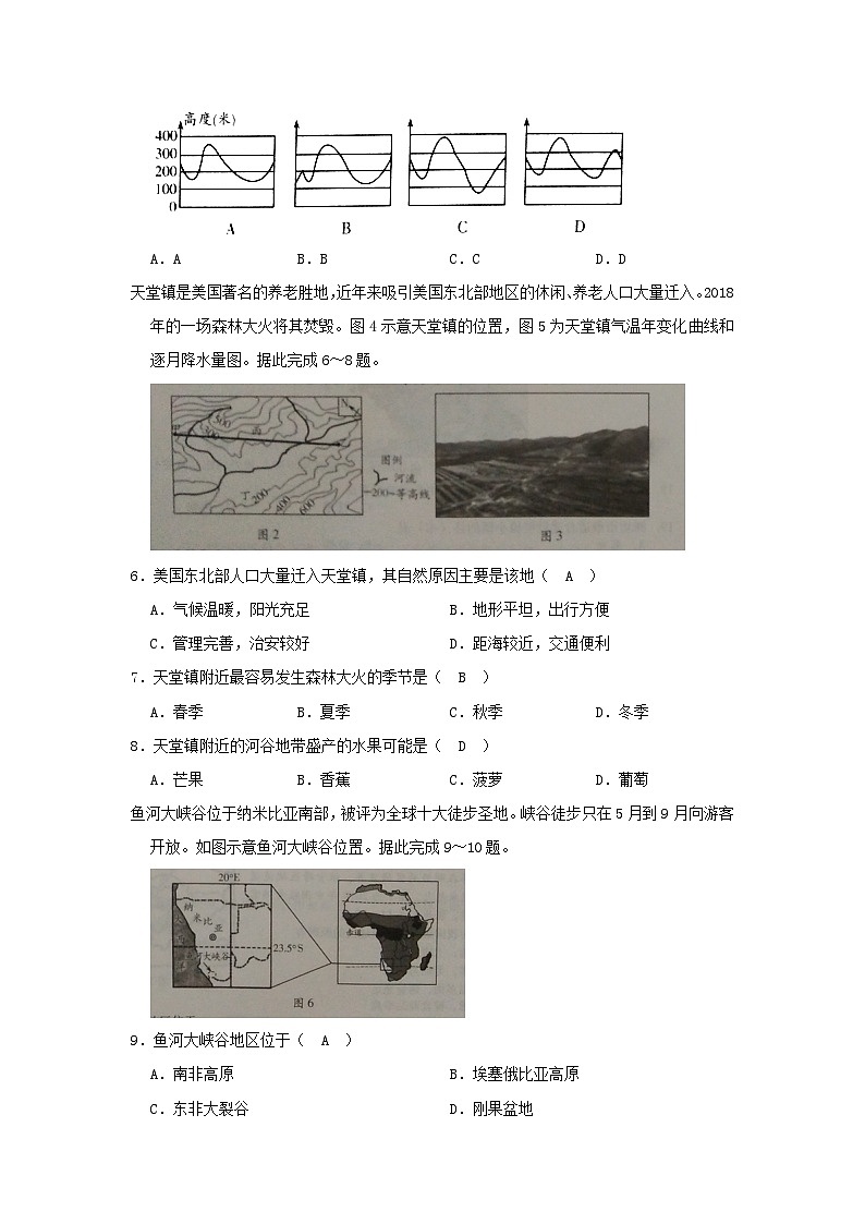 2021年山东省潍坊市中考地理真题及答案02