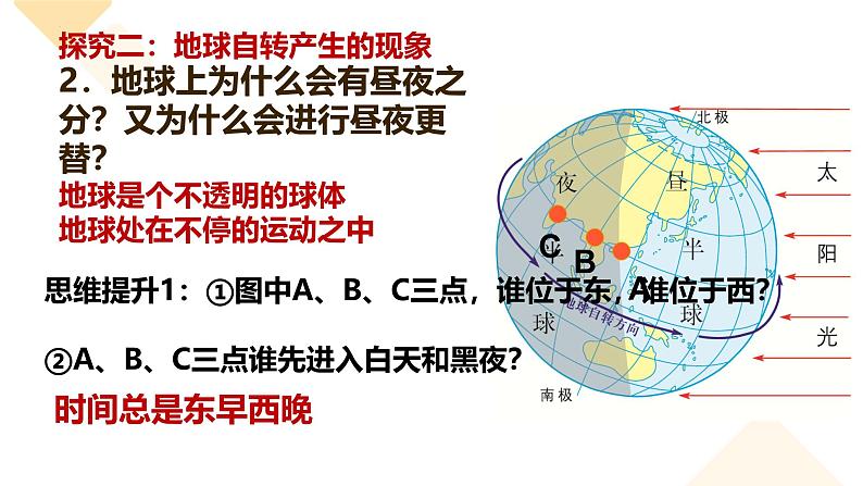 2.2地球的运动 课件----2024-2025学年湘教版（2024）地理七年级上册第8页