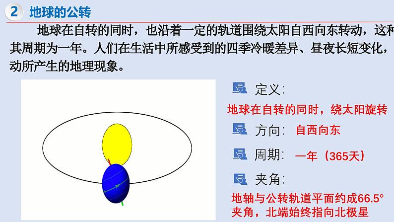 2.2 地球的运动（第2课时）（课件）-【新课标 新教材】2024-2025学年七年级地理上册同步优质课件（湘教版2024）第4页