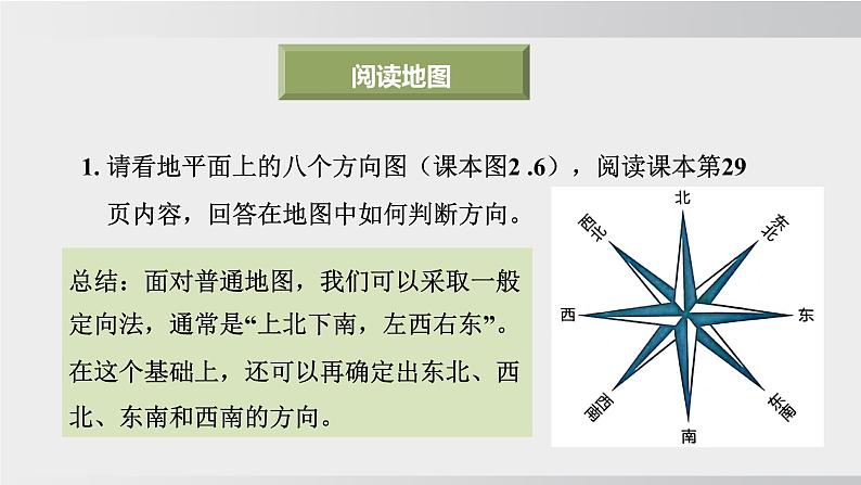 24秋新人教版地理七年级上册第一节 地图的阅读课件第8页