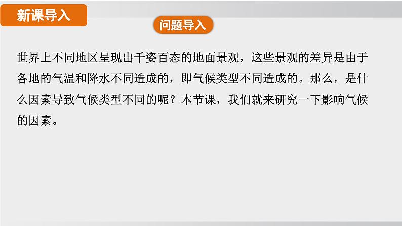 24秋新人教版地理七年级上册第四章 第四节  第二课时 影响气候的主要因素 气候与人类活动课件03